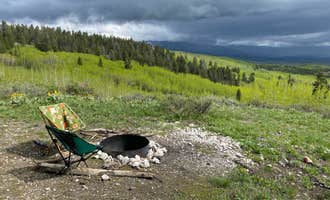 Camping near Gros Ventre Wilderness: Shadow Mountain Designated Campsite 1, Kelly, Wyoming
