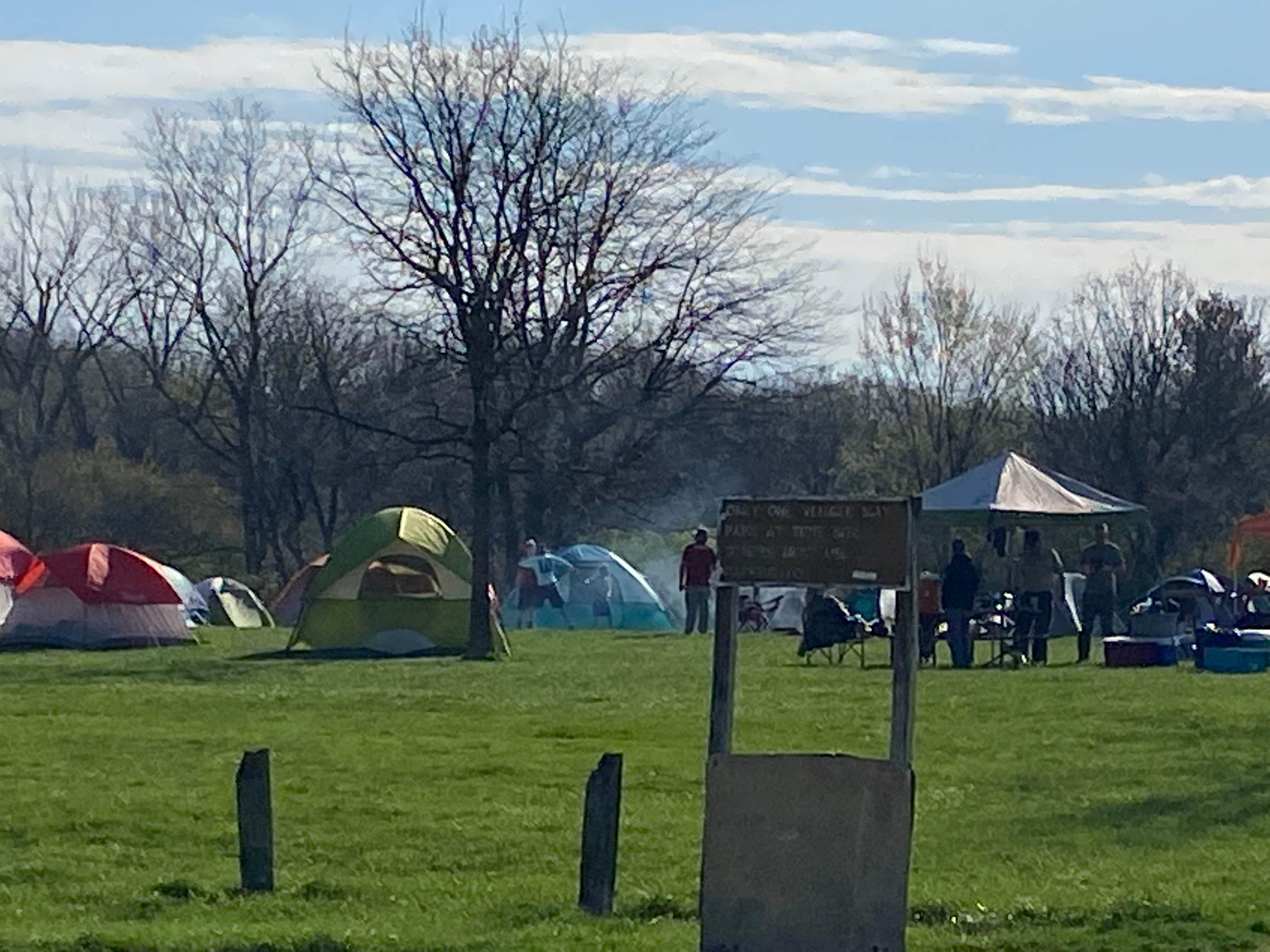 Stuart K.'s photo of tent camping at Starved Rock State Park - Youth Campground near Mineral, IL