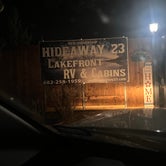 Review photo of Hideaway 23 lakefront RV & Cabins by Austin C., May 29, 2023