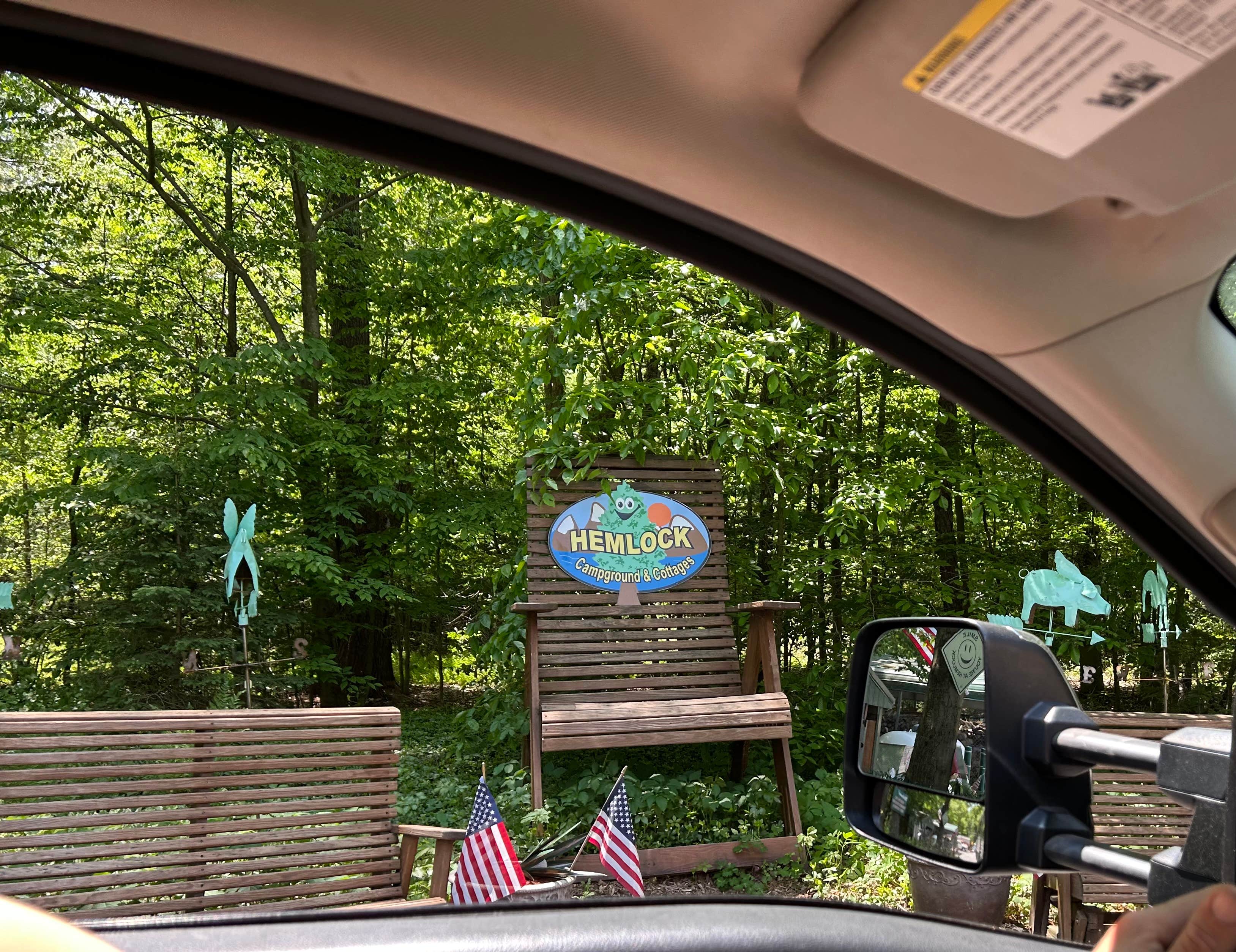 Camper-submitted photo at Hemlock Campground & Cottages near Tobyhanna, PA