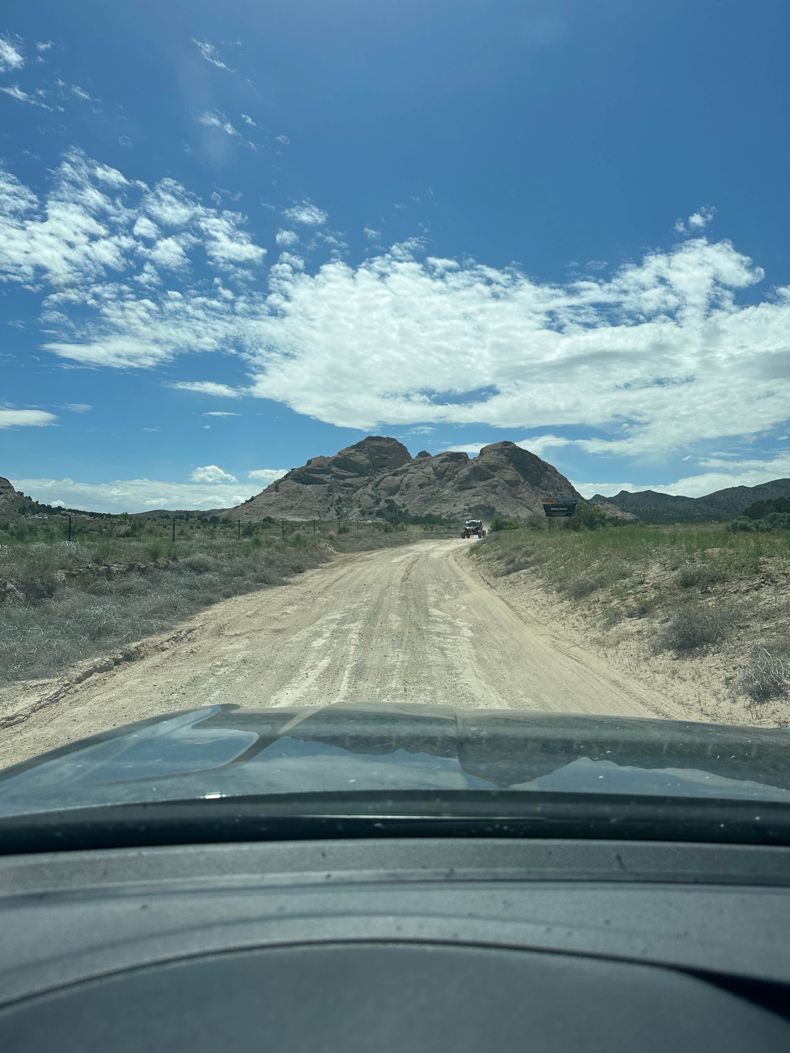 Lauren R.'s photo of a dispersed camping area at White Rocks Dispersed Camping near Rush Valley, UT