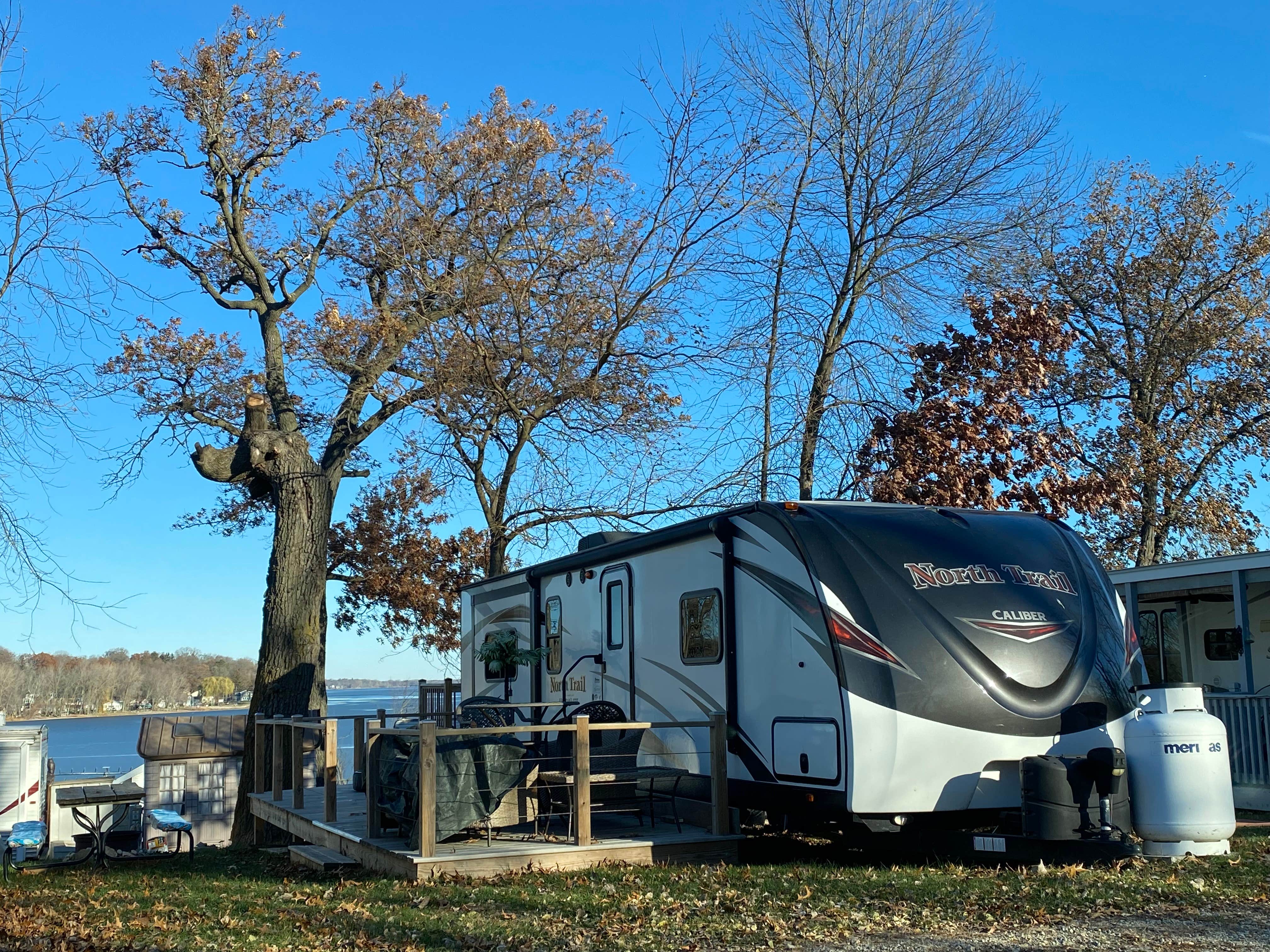 Stuart K.'s photo of rv camping at Pettits Lakeview Campground & Bar near Wales, WI