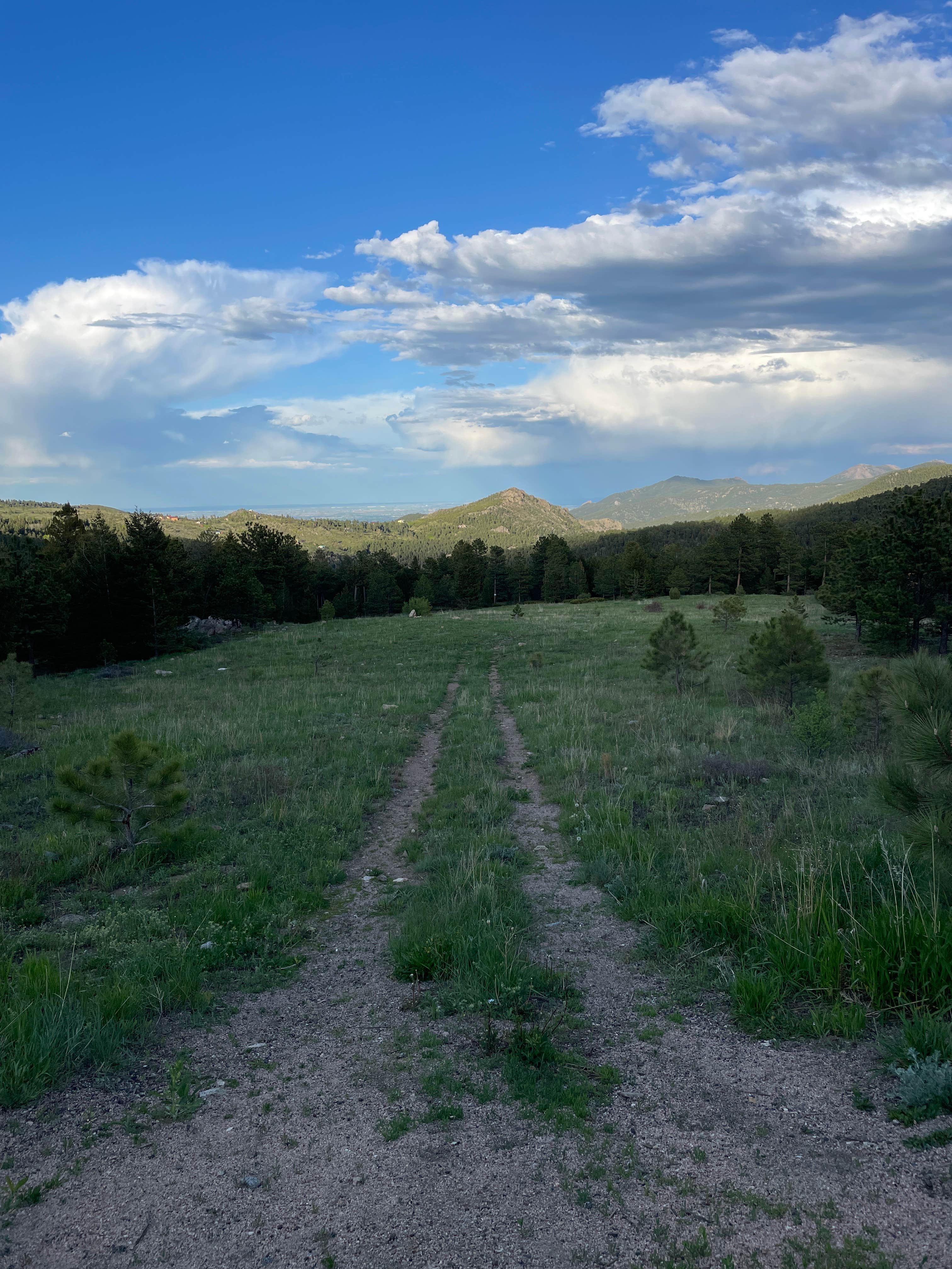 Matt L.'s photo of a dispersed camping area at N Boulder Creek Dispersed Camping near Henderson, CO