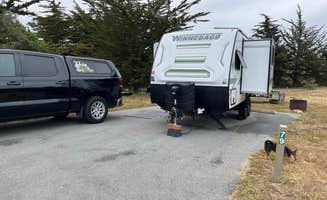 Alma L.'s photo of camping with pets at Sunset State Beach near Santa Cruz, CA