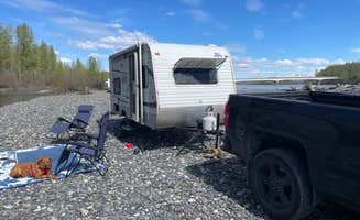 Austin K.'s photo of rv camping at Susitna River Banks near Talkeetna, AK