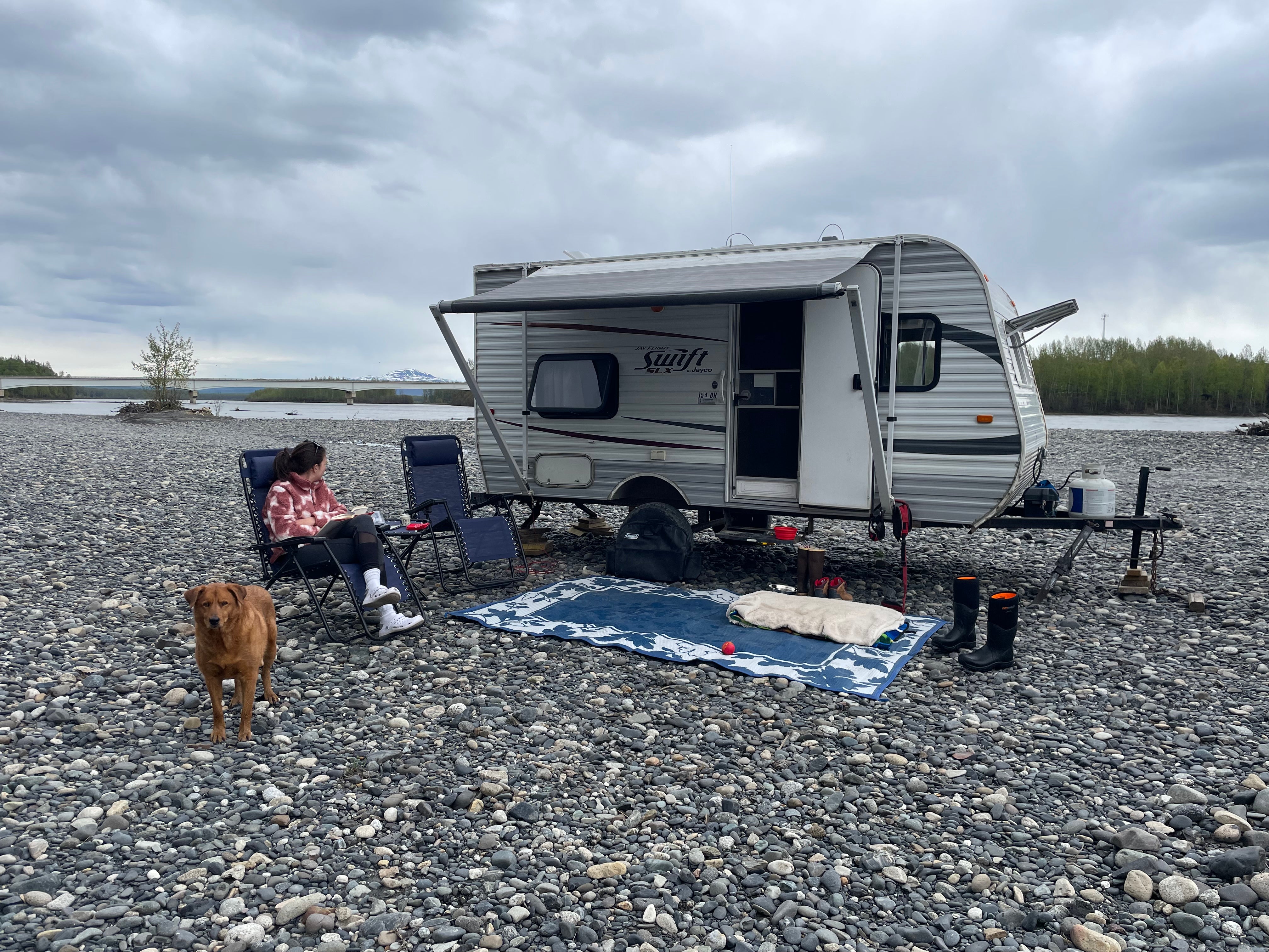 Camper submitted image from Susitna River Banks - 1