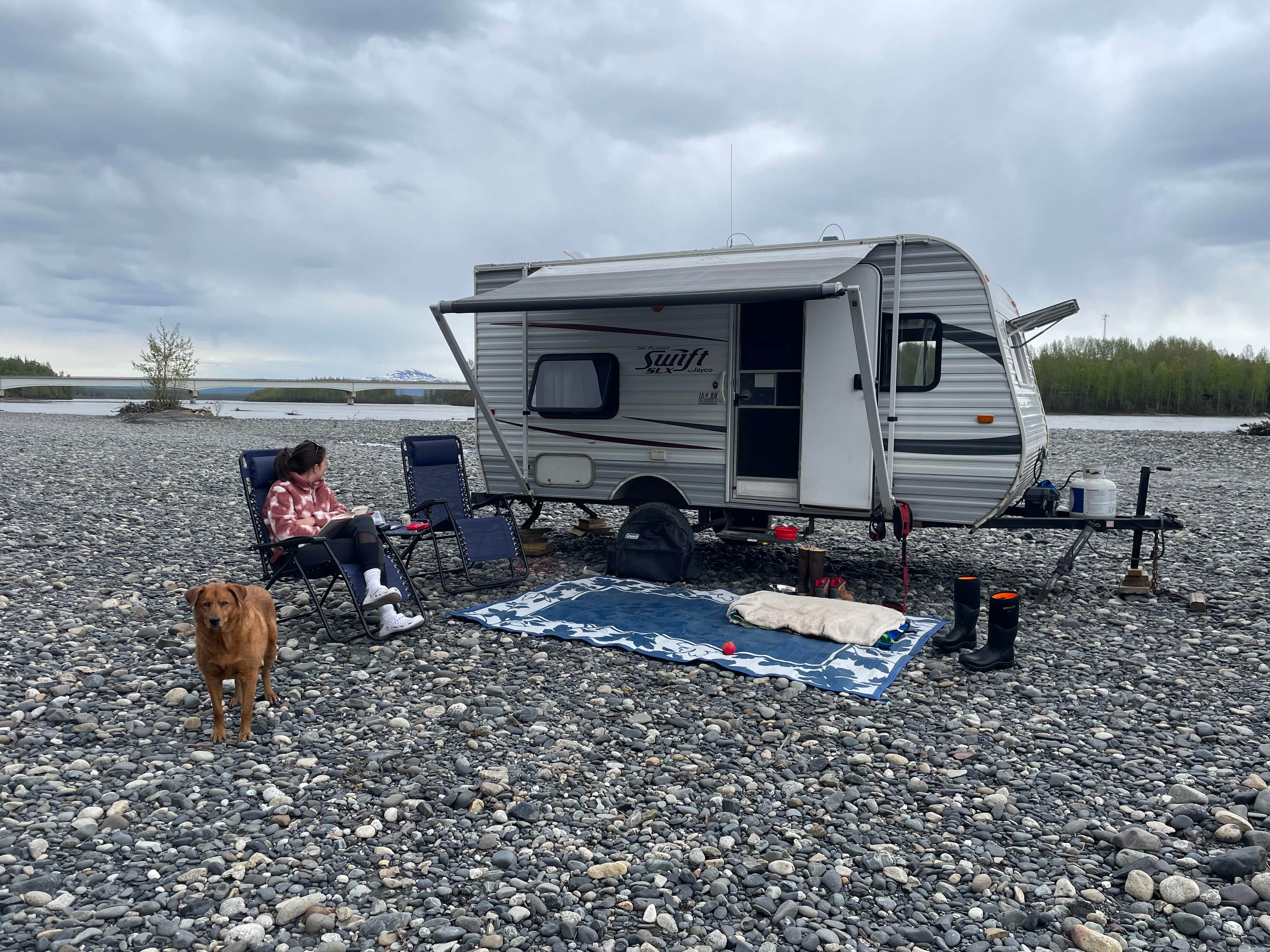 Camper submitted image from Susitna River Banks - 1