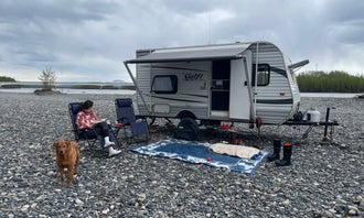 Camping near Three Bears Trapper Creek Inn & RV Park: Susitna River Banks, Talkeetna, Alaska