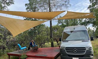 Camping near Collins Lake Recreation Area: Laughing Buddha RV/Tent Camp, North San Juan, California