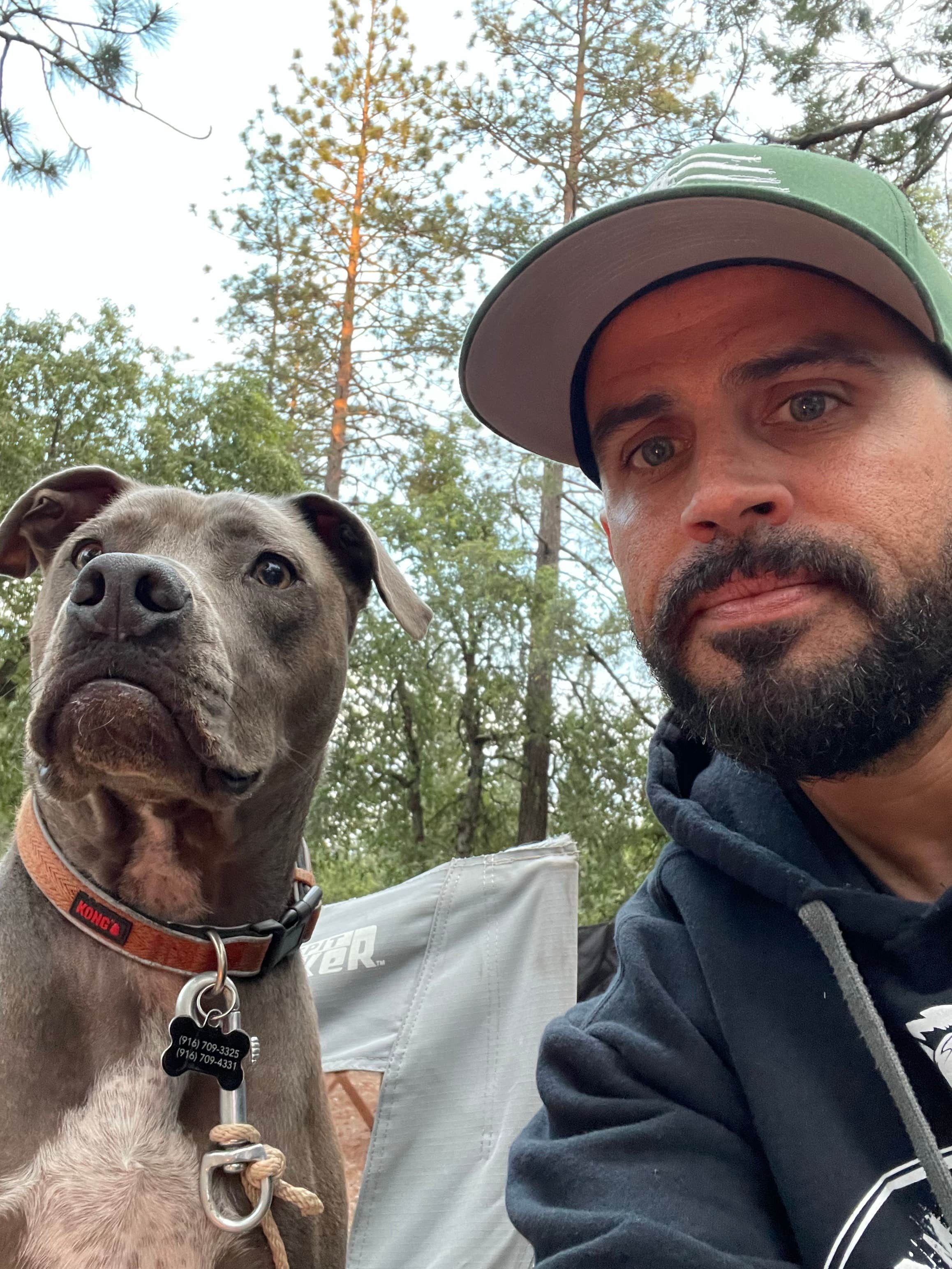 Kevin P.'s photo of camping with pets at Gold Country Campground Resort near New Hogan Lake