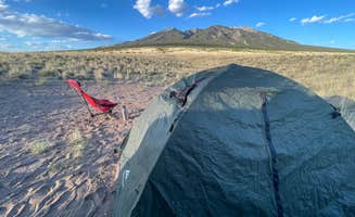 Rachael R.'s photo of tent camping at Great Sand Dunes Dispersed near Walsenburg, CO
