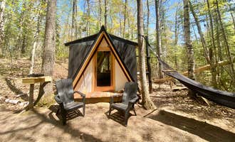 Camping near Devil's Island — Apostle Islands National Lakeshore: Sailor Springs Glamping, Bayfield, Wisconsin