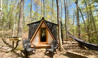 Camping near Sand Island — Apostle Islands National Lakeshore: Sailor Springs Glamping, Bayfield, Wisconsin