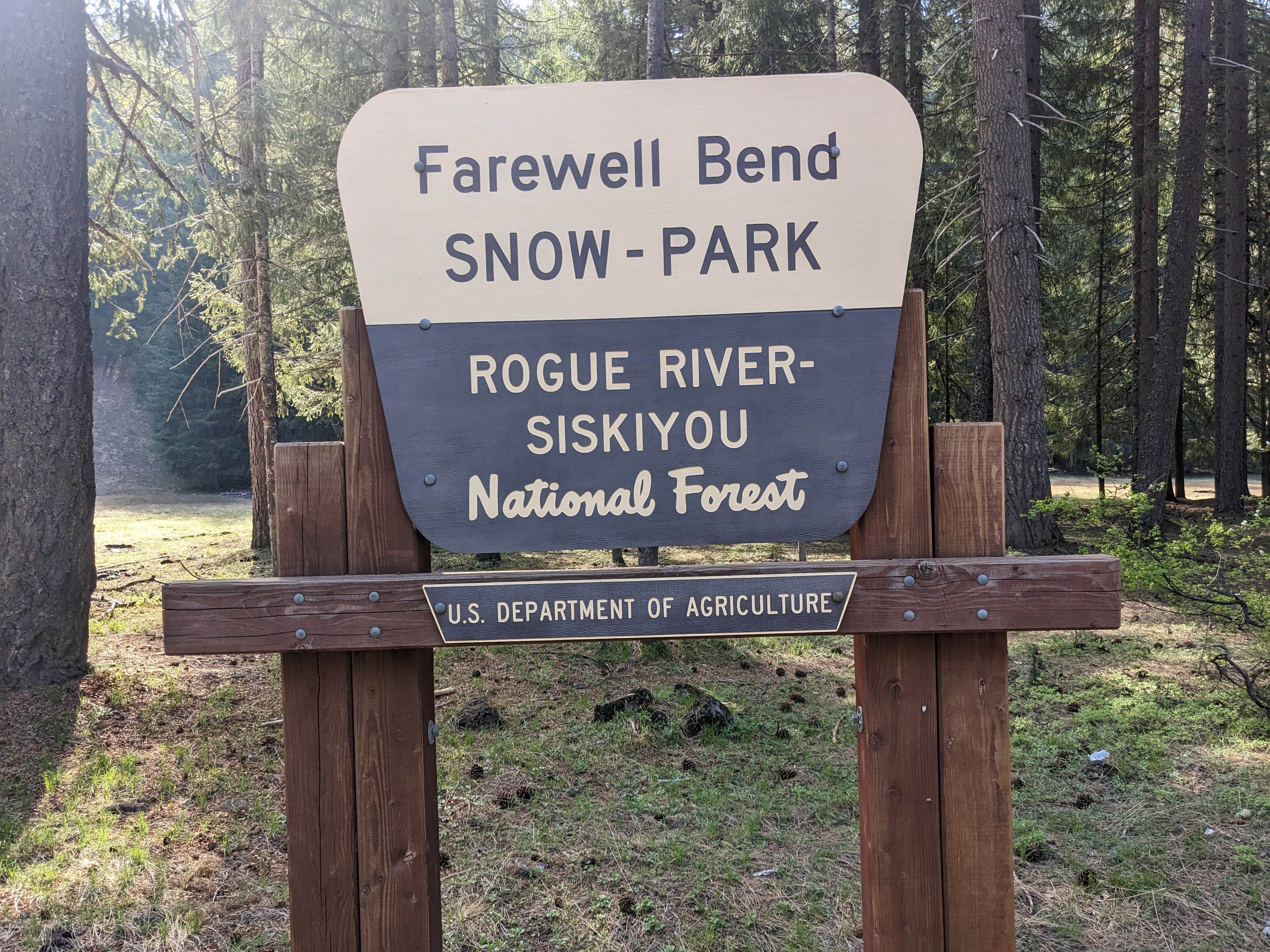 Camper submitted image from Farewell Bend Snow Play Area - 2