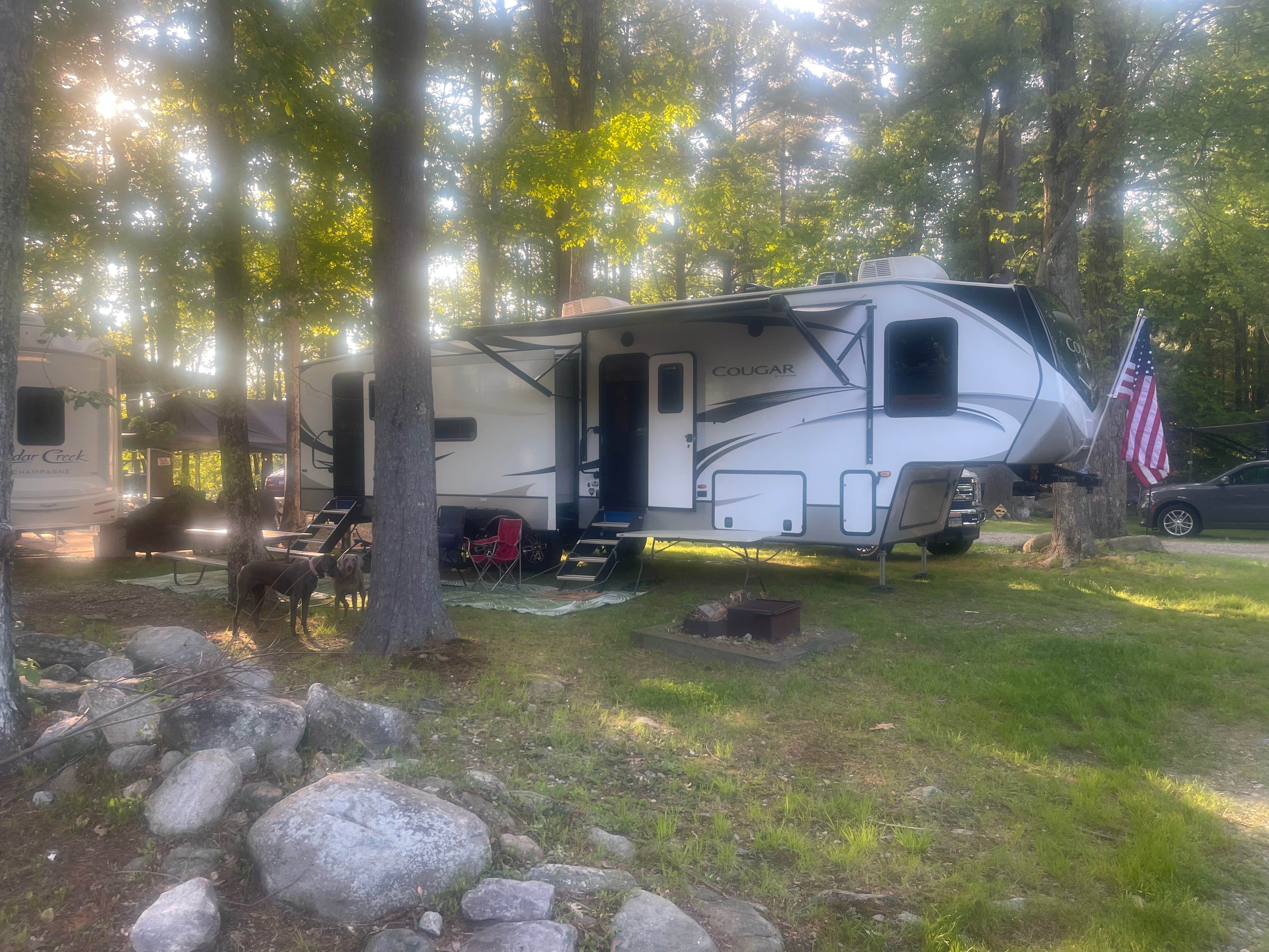 paul's photo of rv camping at Stateline Campresort & Cabins near Thompson, CT