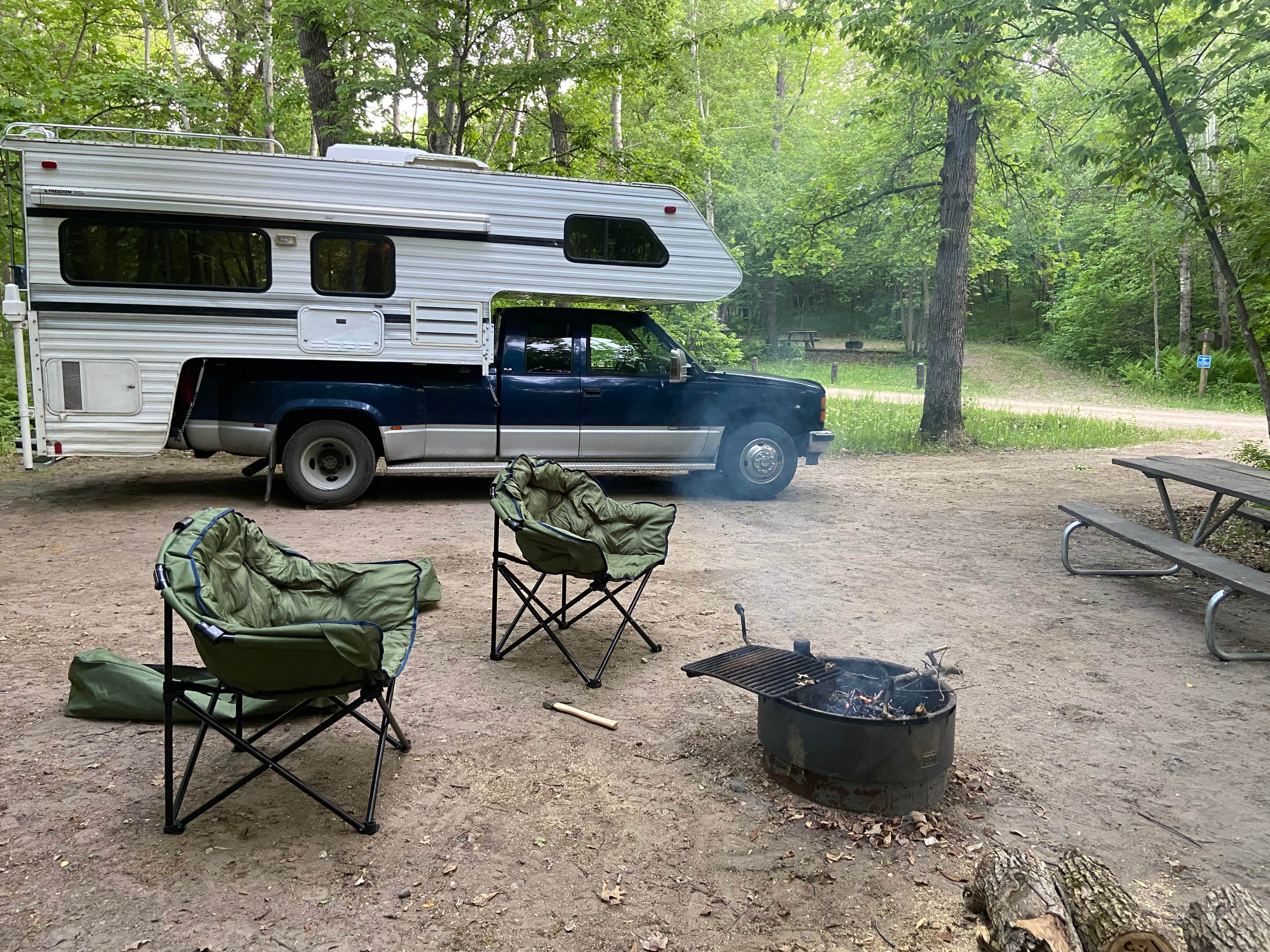 Camping near Saukinac Campground: Birch Lake, Melrose, Minnesota
