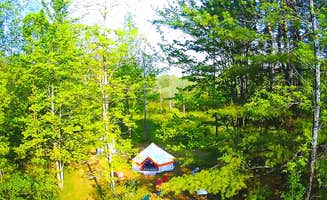Matt F.'s photo of glamping accommodations at Whitetail Meadows near Howes Cave, NY