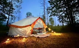 Matt F.'s photo of tent camping at Whitetail Meadows near Wilton, NY