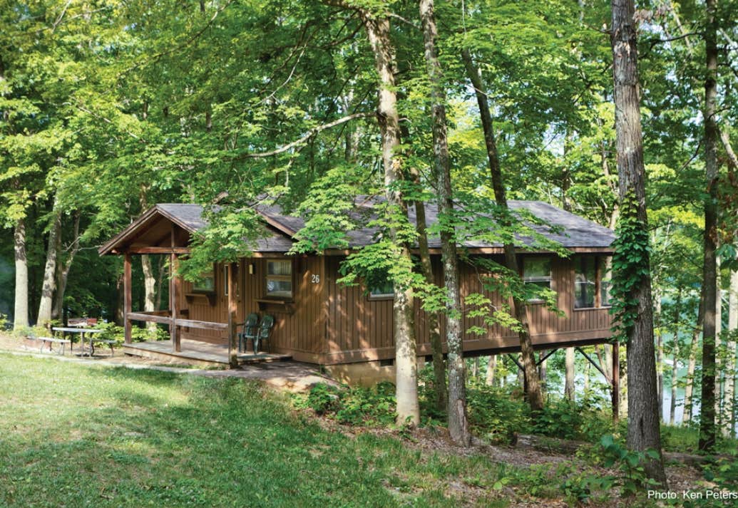 Lauri C.'s photo of glamping accommodations at Burr Oak State Park Campground near Parkersburg, WV