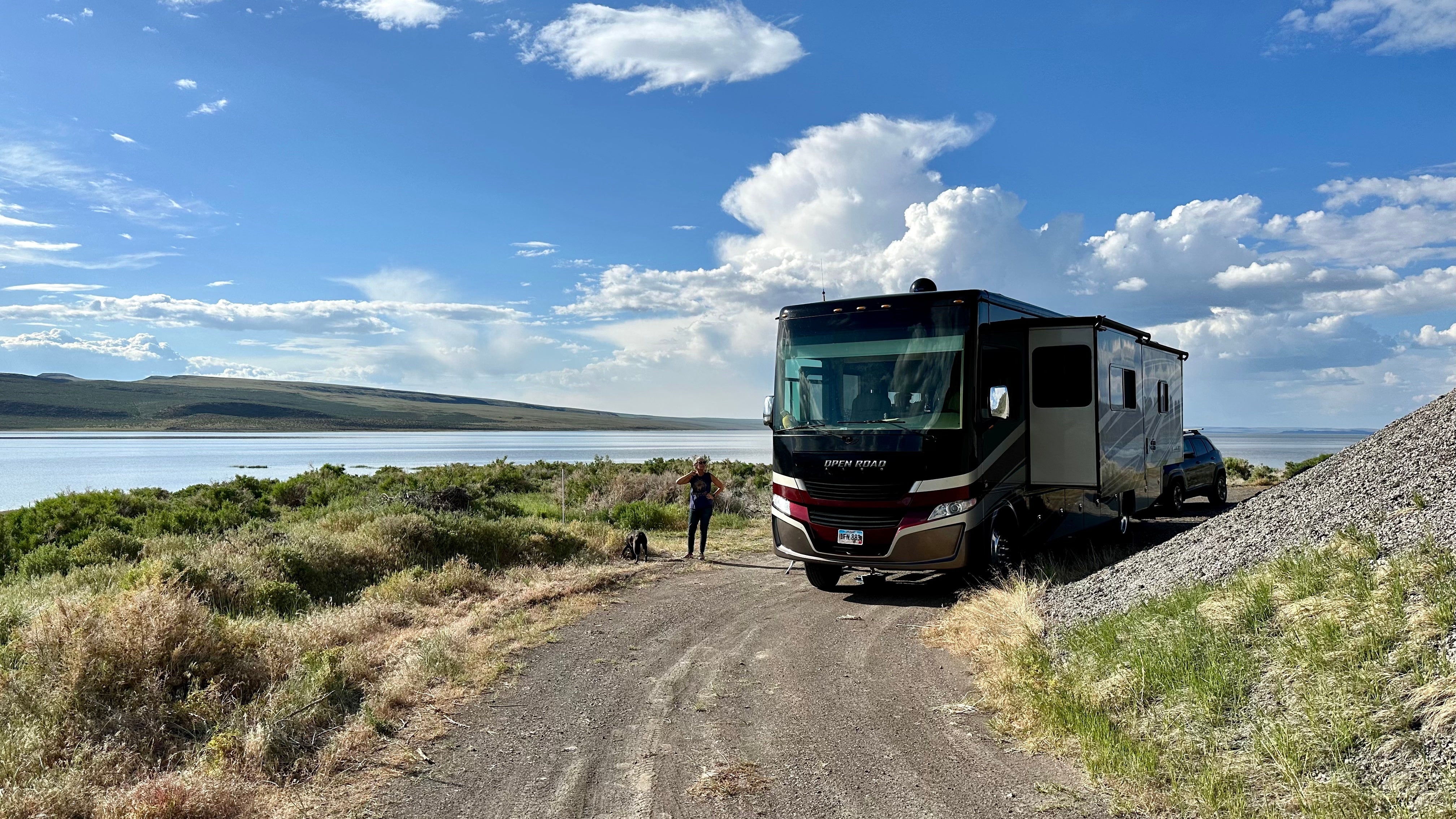 Camper submitted image from Lake Abert US 395 South Pullout Dispersed Camping - 5