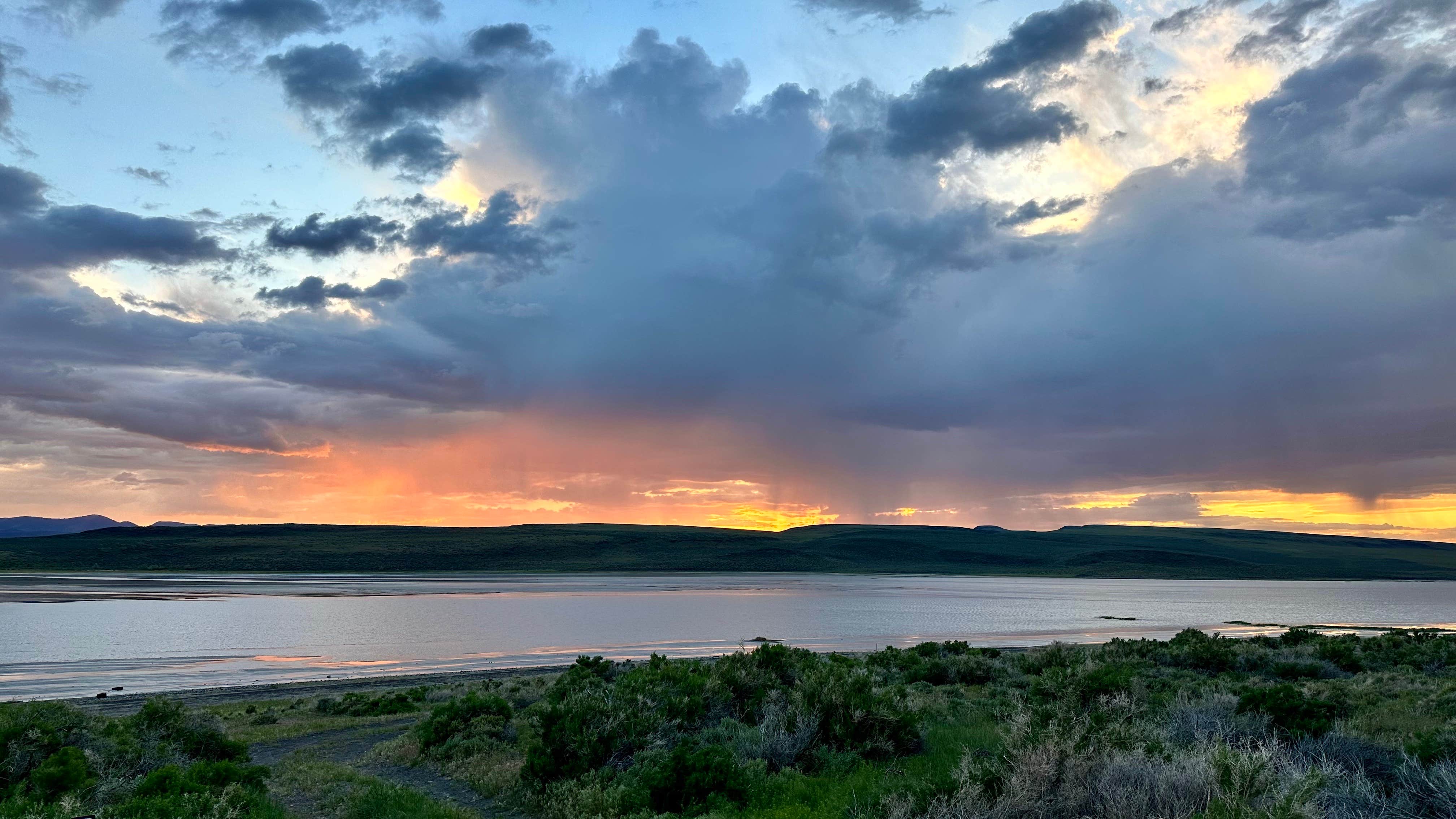 Camper submitted image from Lake Abert US 395 South Pullout Dispersed Camping - 3