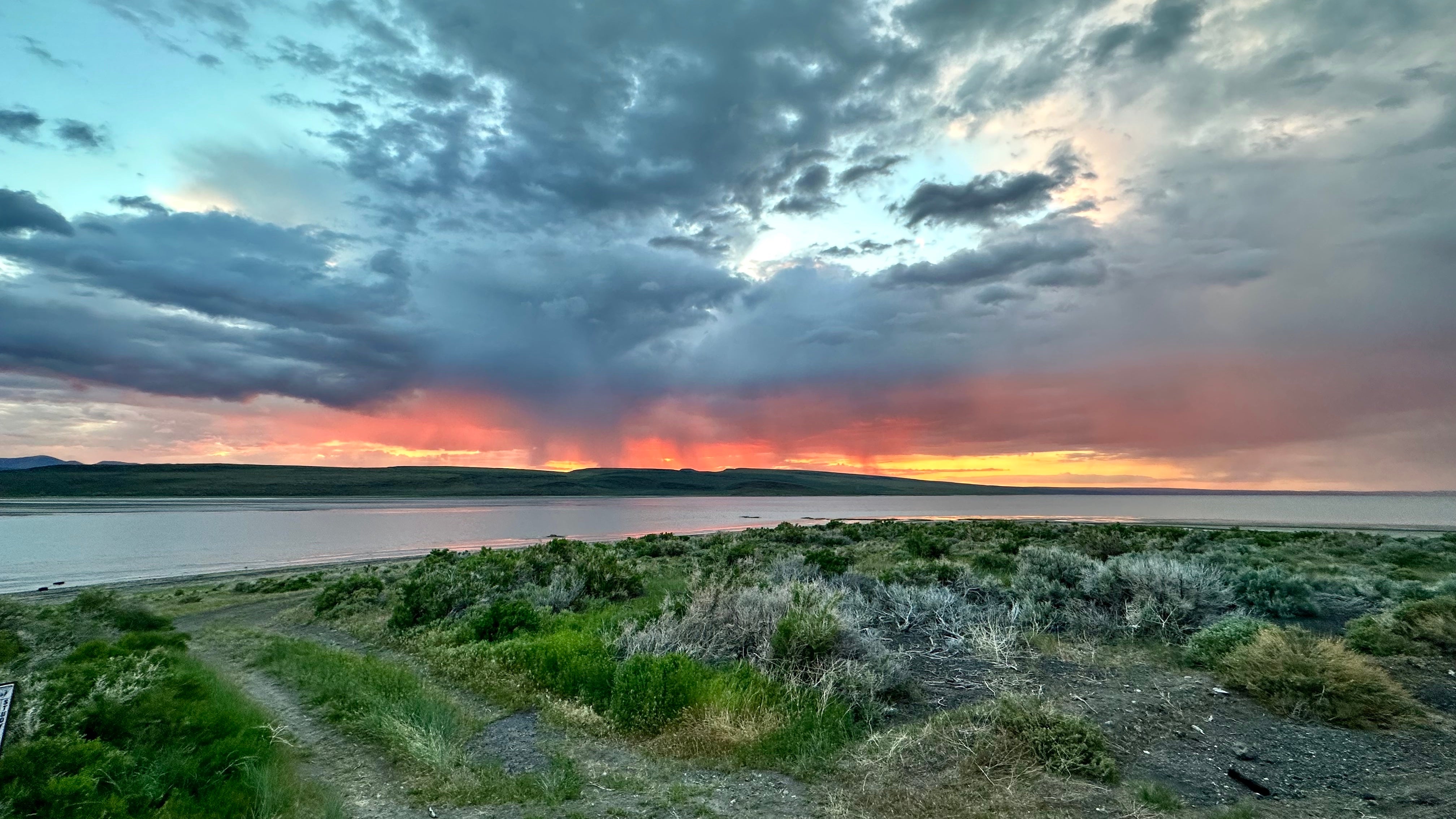 Camper submitted image from Lake Abert US 395 South Pullout Dispersed Camping - 2