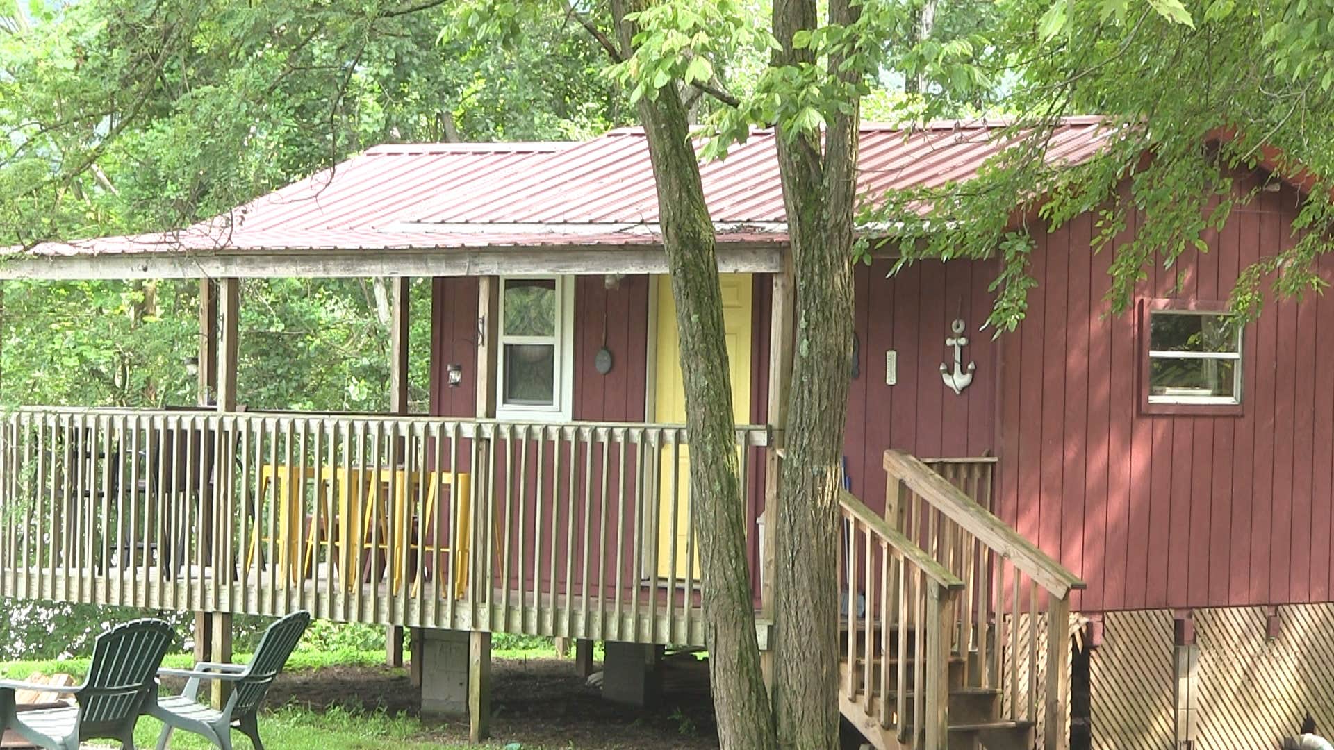 Joseph T.'s photo of a cabin at Sandy Springs Campground near Adams, KY