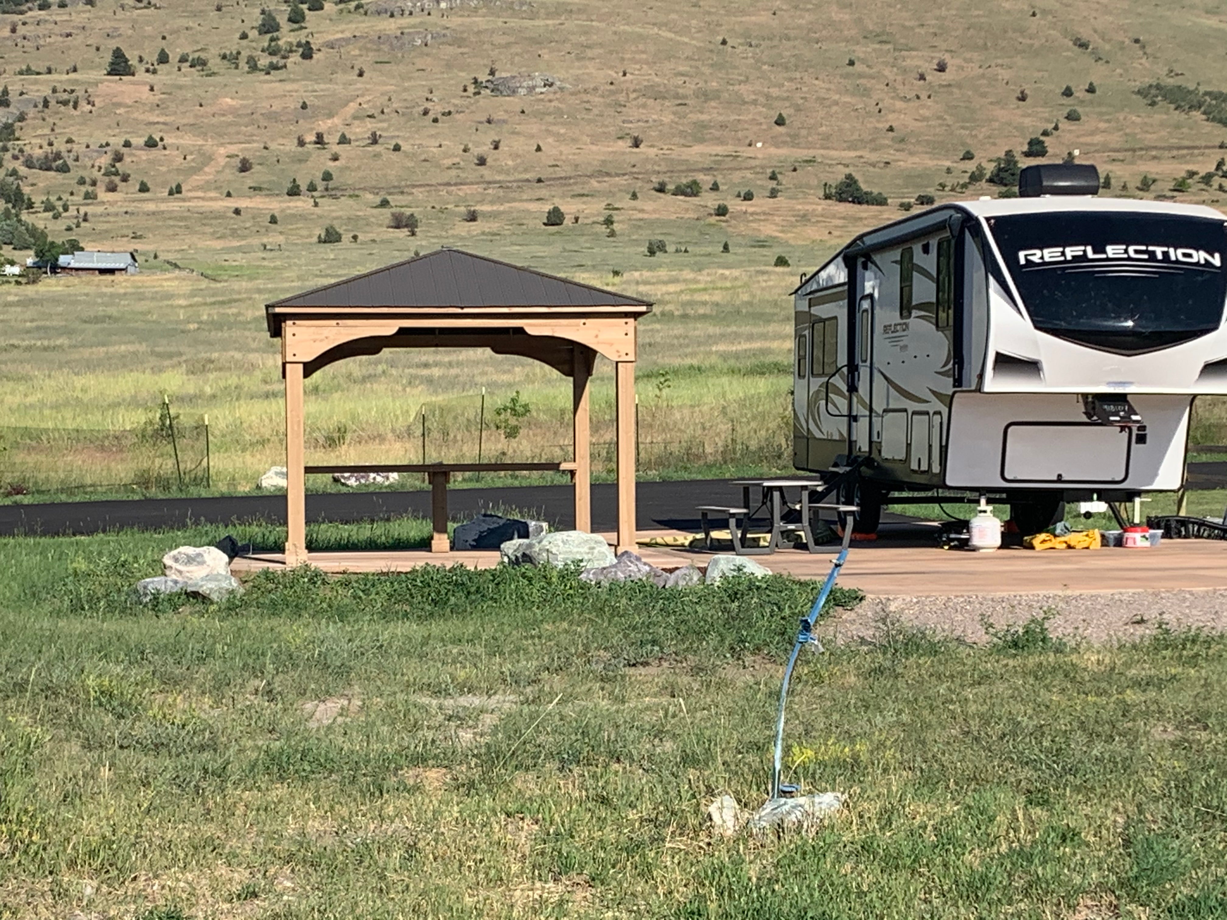 Camper submitted image from Wild Horse RV Resort - LOT 1 - Big Arm, MT - 2