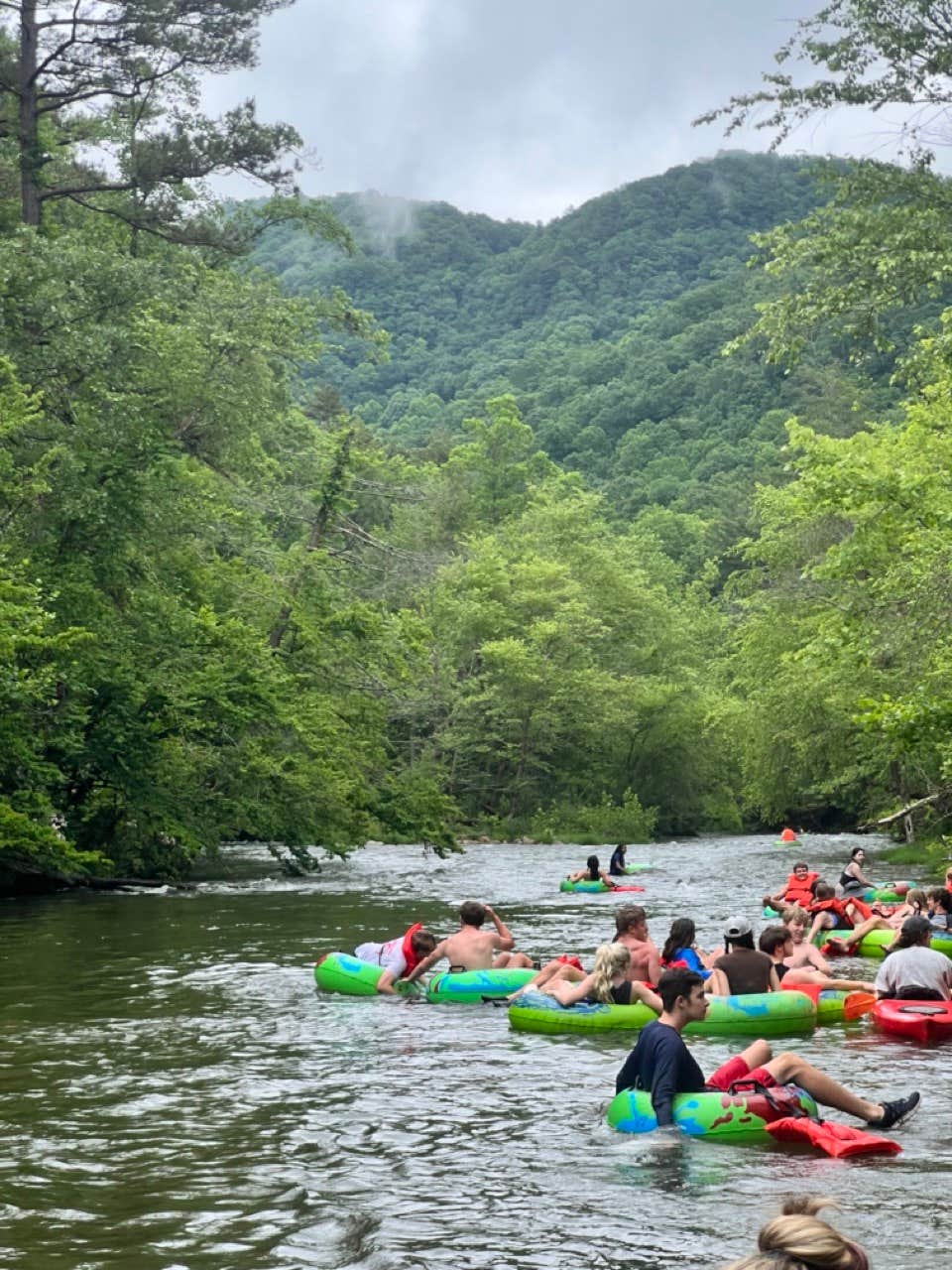Camper-submitted photo at Wilderness Cove Campground | Outdoor Adventure Retreats near Zirconia, NC