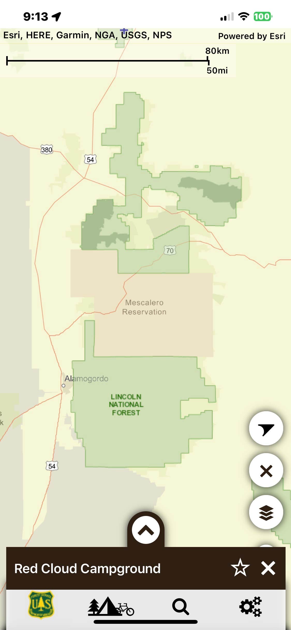 Camper-submitted photo at Oak Grove Campground near Ruidoso, NM