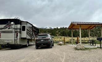 Camping near Snake Creek on Forest Road 448: Sacramento Pass BLM Campground, Great Basin National Park, Nevada