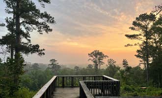 Camping near Rusk Depot Campground: Neches Bluff Overlook Campground, Alto, Texas