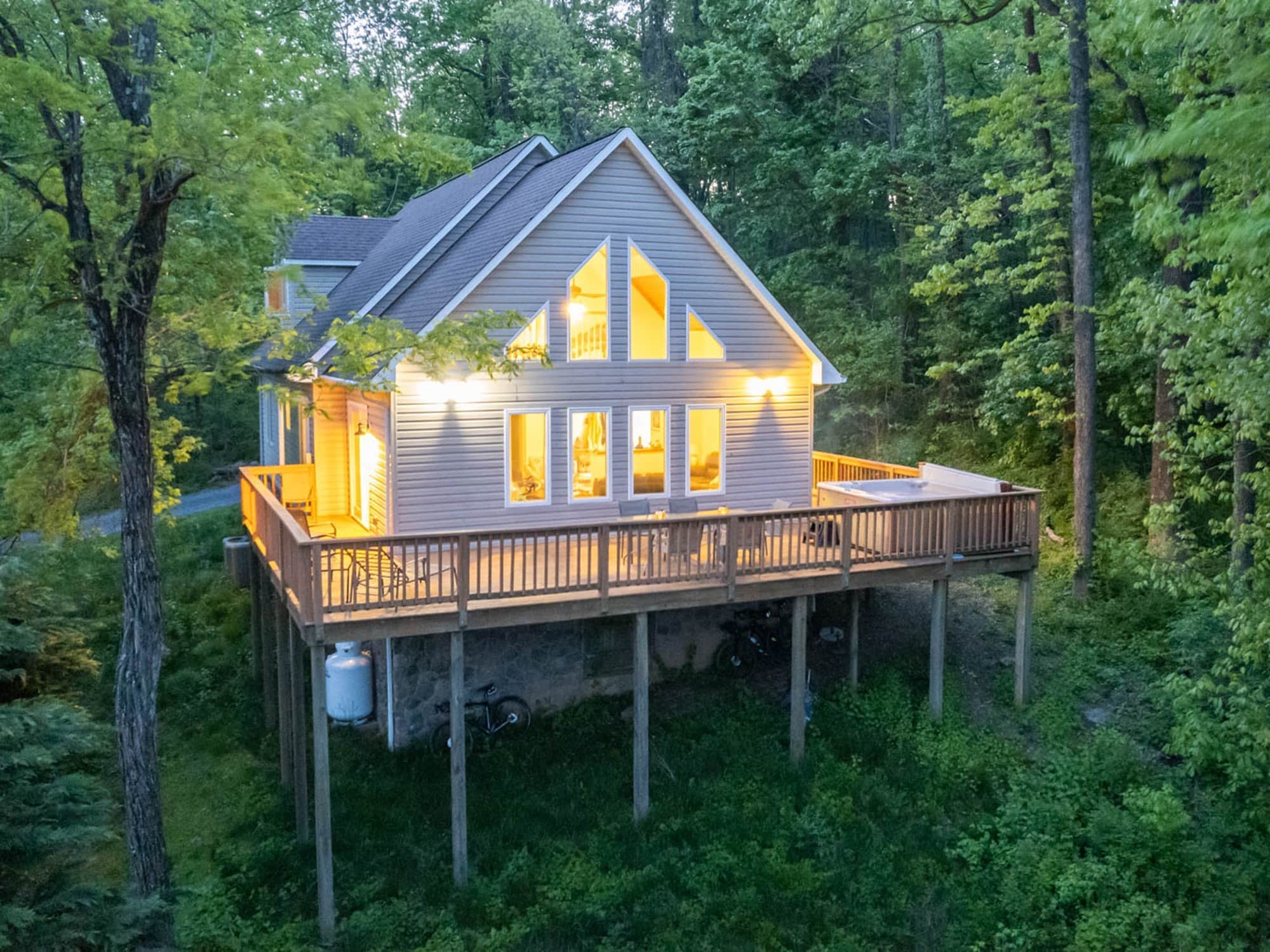 The Dyrt's photo of a cabin at Love Ridge Mountain Lodging near Pamplin, VA