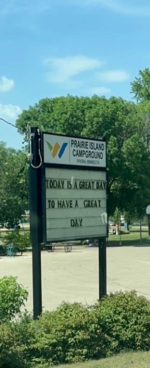 Camper submitted image from Prairie Island City Campground - 4