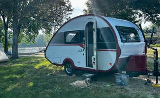 Stephanie S.'s photo of camping with pets at Prairie Island City Campground near Holmen, WI