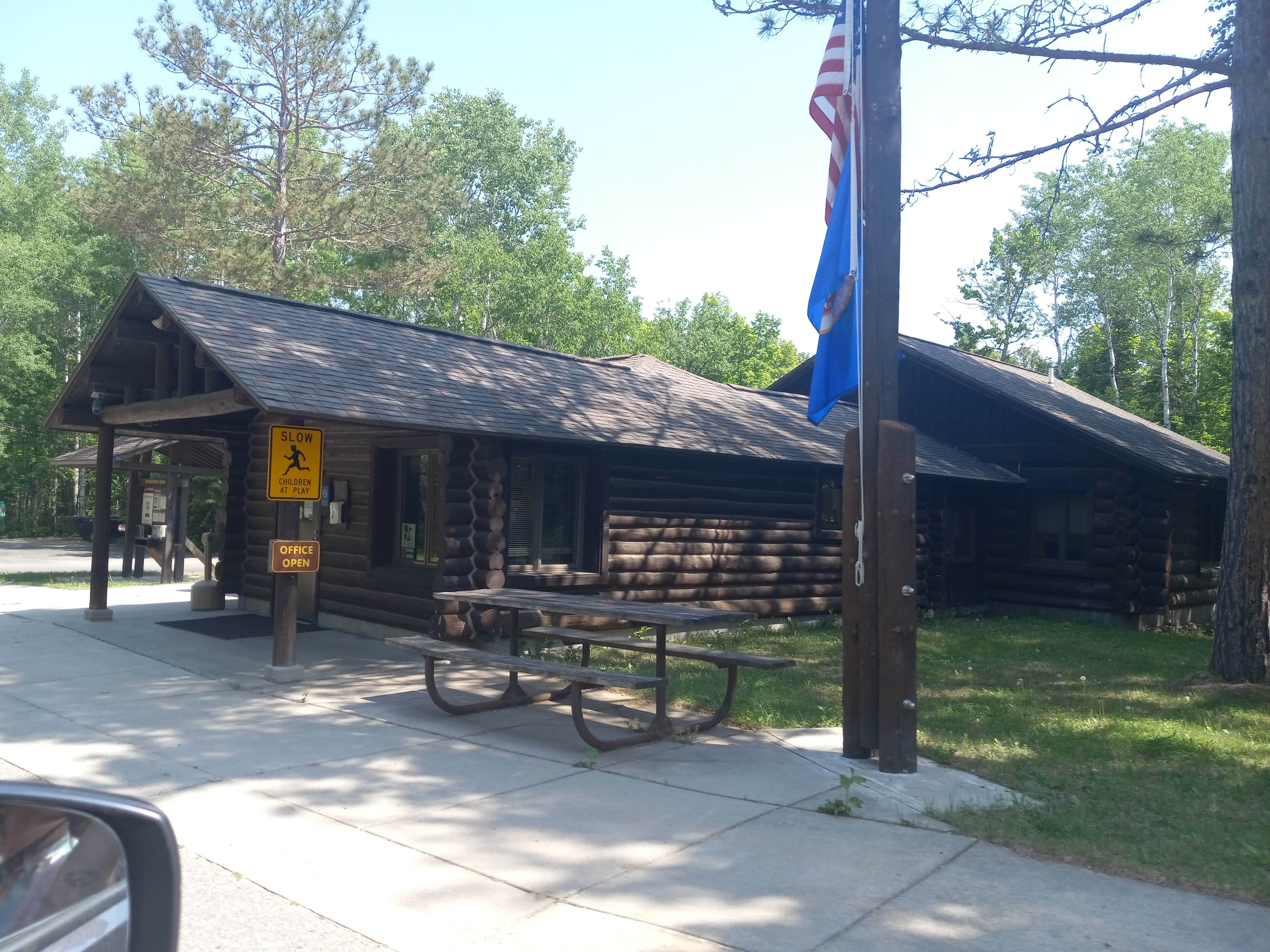 Casey J.'s photo of a cabin at Scenic State Park Campground near Orr, MN