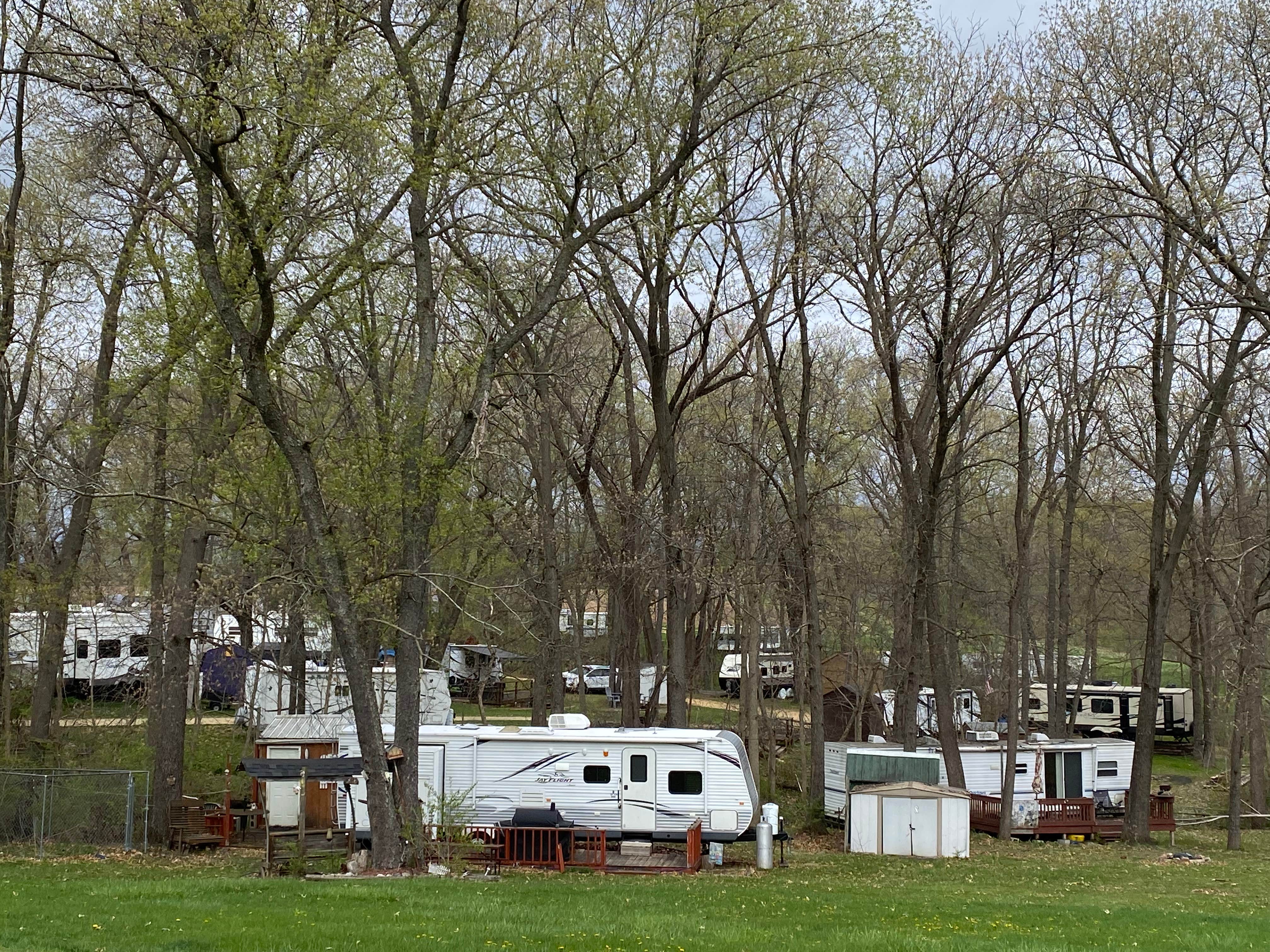 Stuart K.'s photo of rv camping at Hansen's Hideaway Ranch and Family Campground near DeKalb, IL