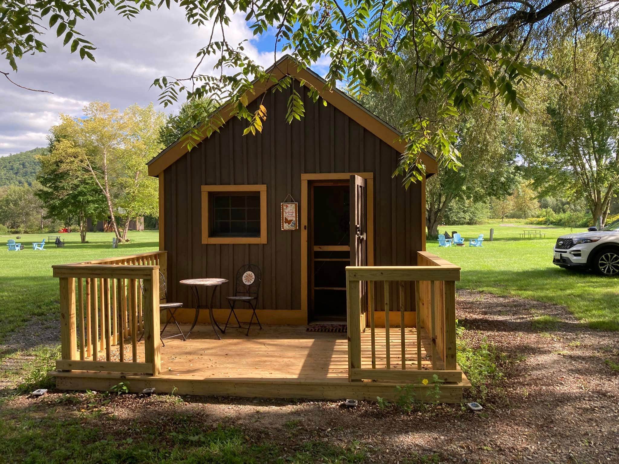 Michele M.'s photo of a cabin at Battenkill Glamping Resort near Stillwater, NY