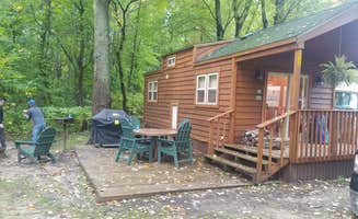 Sarah P.'s photo of glamping accommodations at Coloma/St. Joseph KOA Holiday near South Haven, MI