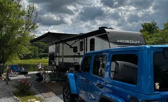 Autumn S.'s photo of camping with pets at Rutledge Lake RV Resort near Flat Rock, NC