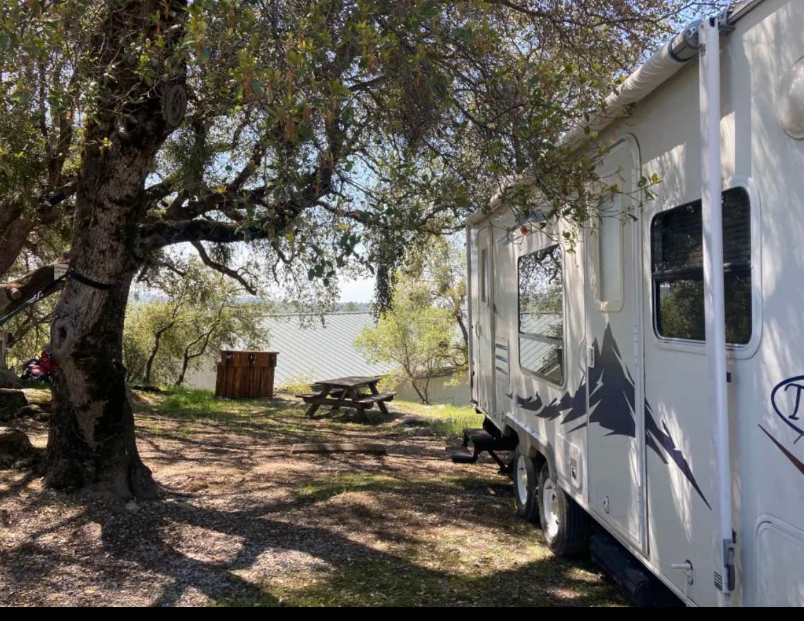 Amy K.'s photo of rv camping at Camp & Glamp 🏕️Gold Dust Vineyard near Long Barn, CA