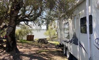 Amy K.'s photo of rv camping at Camp & Glamp 🏕️Gold Dust Vineyard near New Hogan Lake