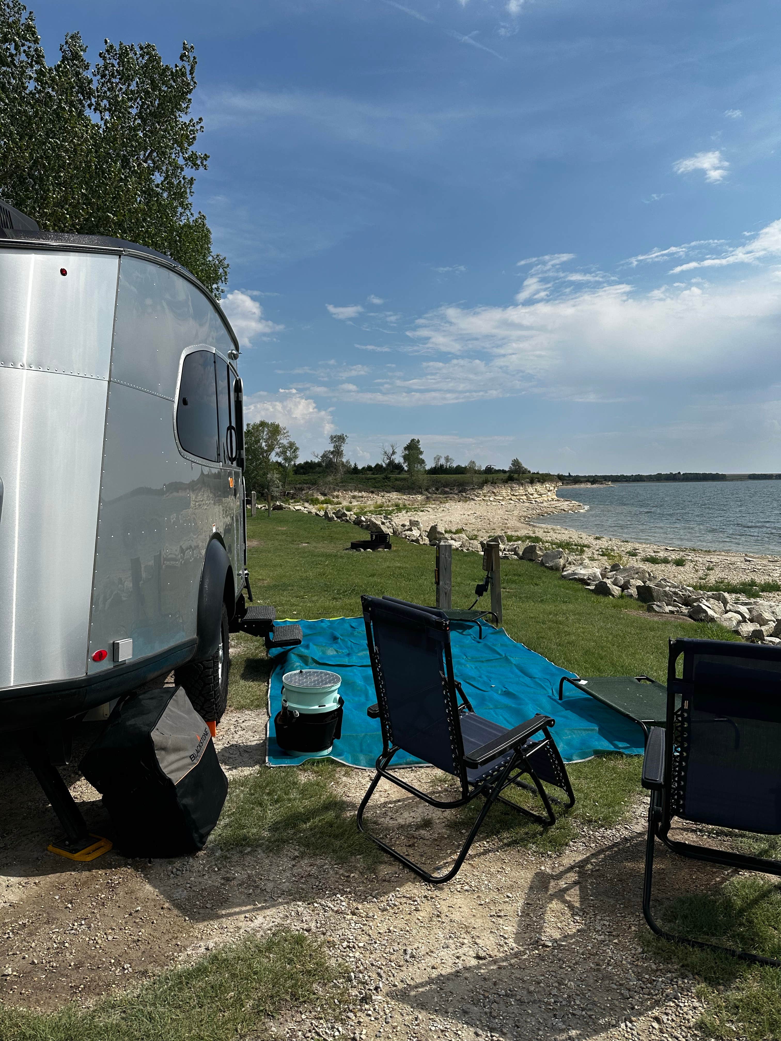 Sara B.'s photo of rv camping at Goose Flats — Webster State Park near Kirwin, KS
