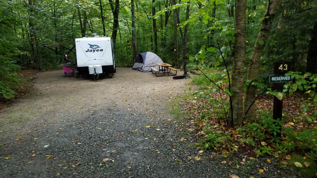 Jean C.'s photo at Lafayette Place Campground — Franconia Notch State Park near Sugar Hill, NH