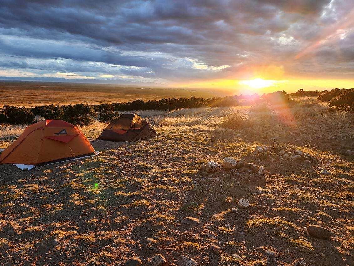 Vanessa C.'s photo of tent camping at Great Sand Dunes Dispersed near Mosca, CO
