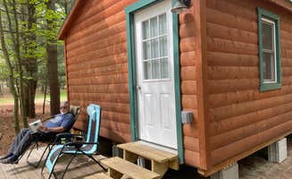 Suzanne E.'s photo of a cabin at Lake Michigan Family Campground near Fremont, MI