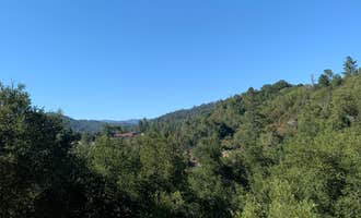 Camping near Lower Blooms Creek — Big Basin Redwoods State Park — CAMPGROUND CLOSED: Quail Terrace Camp, Ben Lomond, California