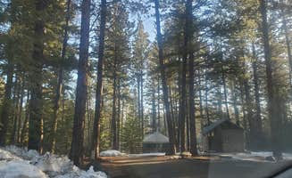 Megan S.'s photo of glamping accommodations at Winchester Lake State Park Campground near Troy, ID