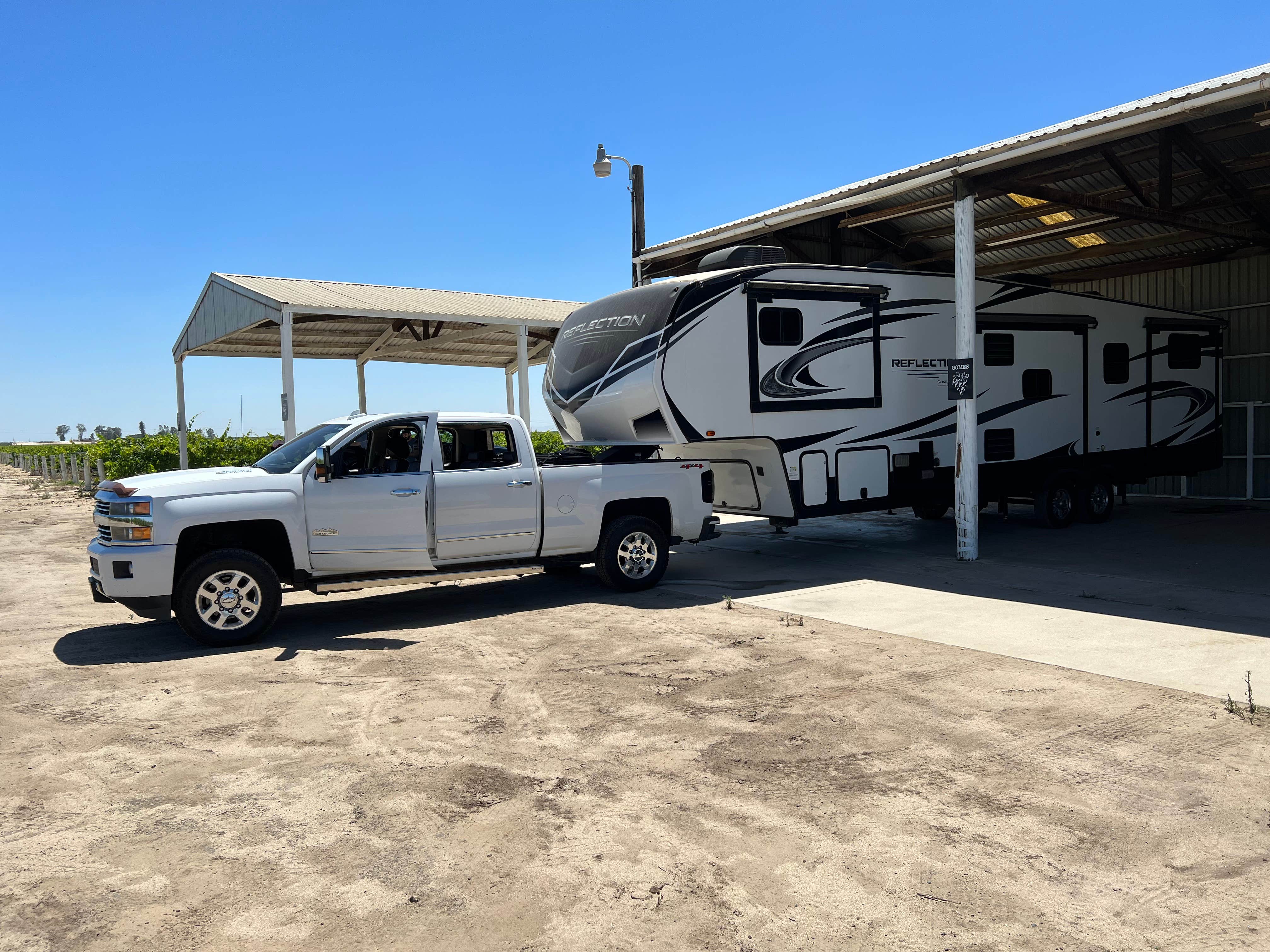 Randy W.'s photo of rv camping at RandCher Vineyards near Madera, CA