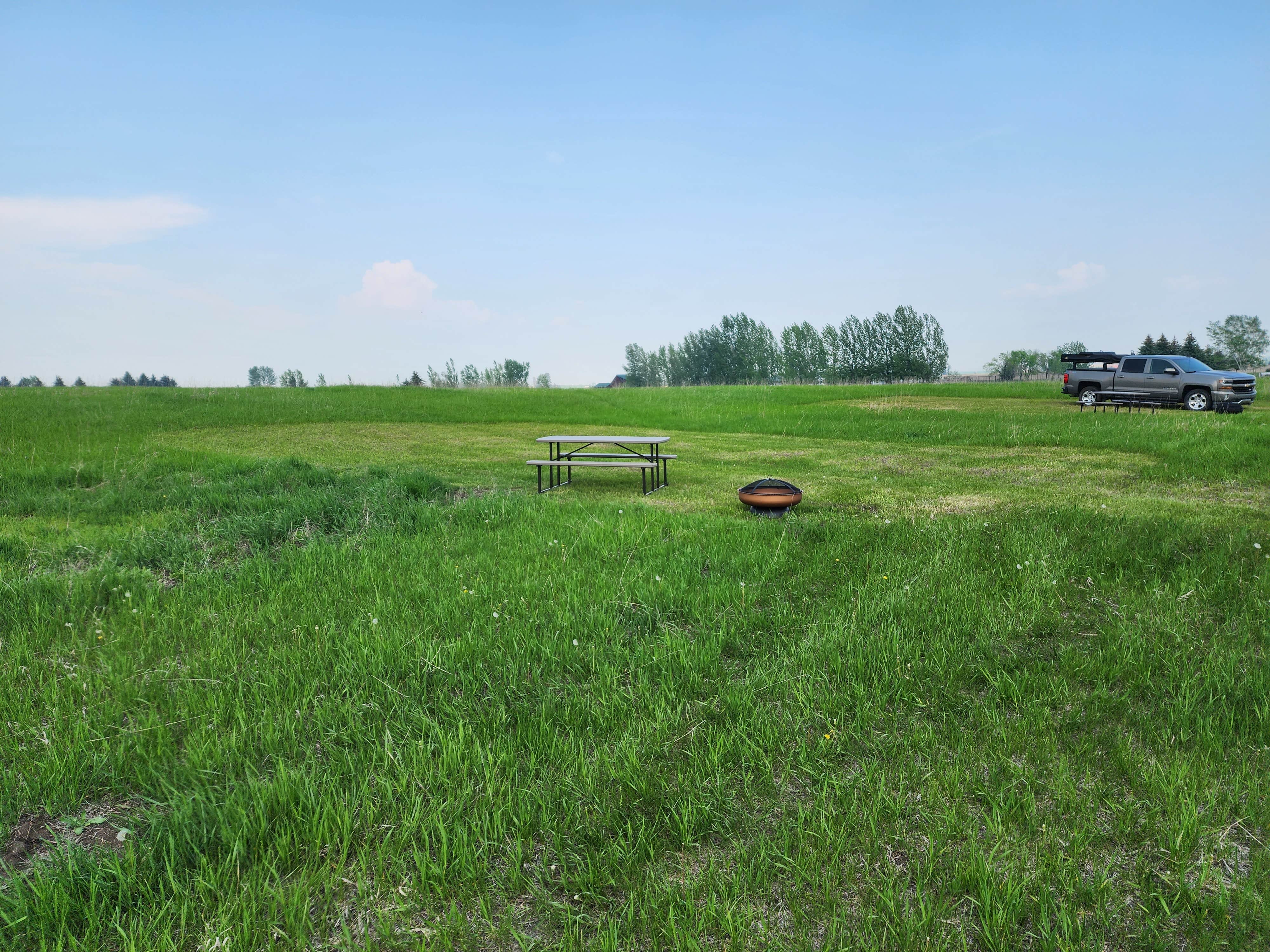 Camper-submitted photo at Horses Welcome | Hot Shower | Close to Everything near Big Arm, MT